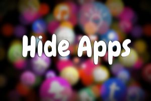 How To Hide Apps