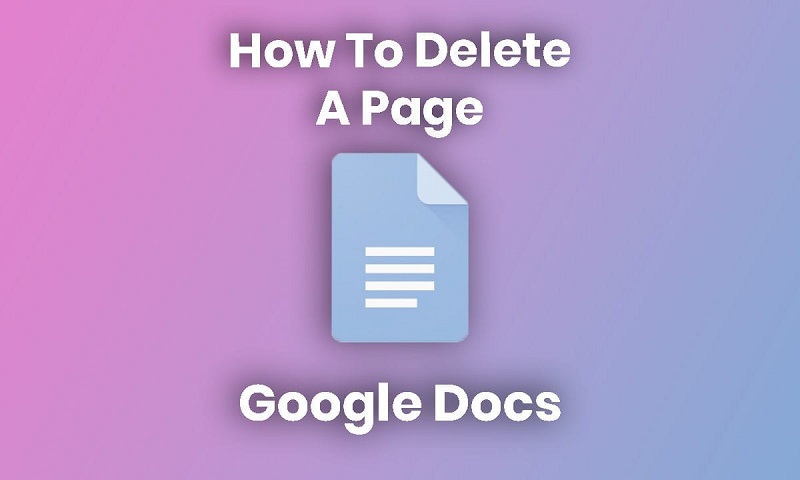 how-to-delete-a-page-in-google-docs-2020-youtube