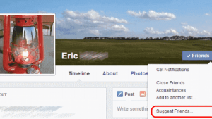 How to suggest friends on Facebook