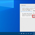 clear clipboard in Windows 10