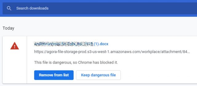 How to stop chrome from blocking downloads