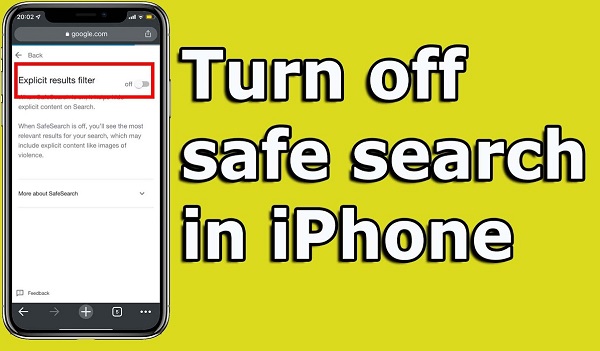 Turn Off Safe Search On Your Iphone