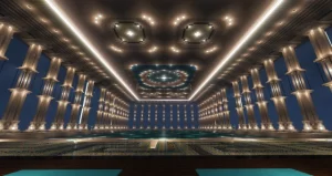 Greek-inspired Ceiling Design
